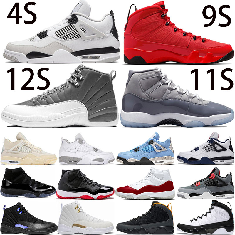 Jumpman 4 9 11 12 Mens Womens Basketball Shoes University Blue High Cut Sliver Black Cat Toe Mocha Sail Retros Top Sneakers Men Women Sports Trainers 36-47
Jumpman 4 9 11 12 Mens Womens Basketball Shoes University Blue High Cut Sliver Black Cat Toe Mocha Sail Retros Top Sneakers Men Women Sports Trainers 36-47