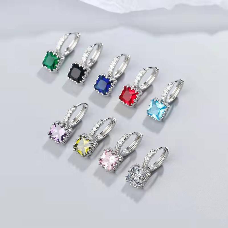 Hoop & Huggie Novel Design Crystal Zircon Earrings Women Fashion Jewelry White Green Purple Powder Blue Red Black Pendientes AretesHoop
Hoop & Huggie Novel Design Crystal Zircon Earrings Women Fashion Jewelry White Green Purple Powder Blue Red Black Pendientes AretesHoop