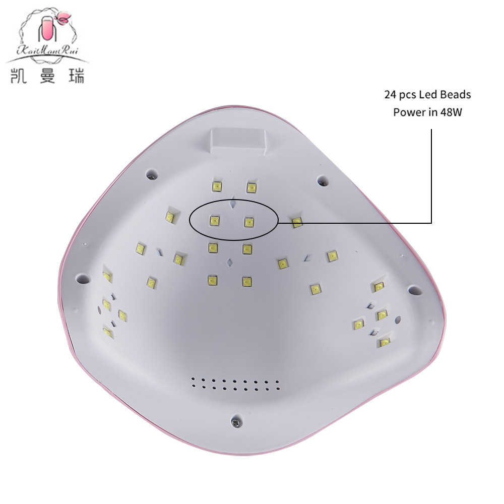 Nail Enhancement Lamp Phototherapy Lamp Fast Drying Four Gear Intelligent Phototherapy Machine Led Non Black Hand Nail Baking Lamp Lampara Para Hornea