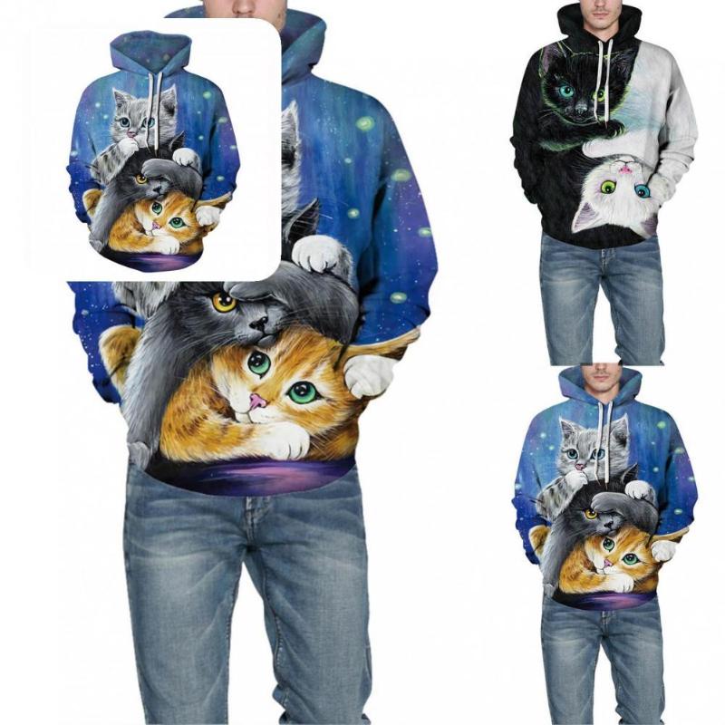 Men' Sweaters Men Women 3D Animal Printing Pockets Hoodie Streetwear Couple Hooded For VacationMen, Blue
Men' Sweaters Men Women 3D Animal Printing Pockets Hoodie Streetwear Couple Hooded For VacationMen, Blue