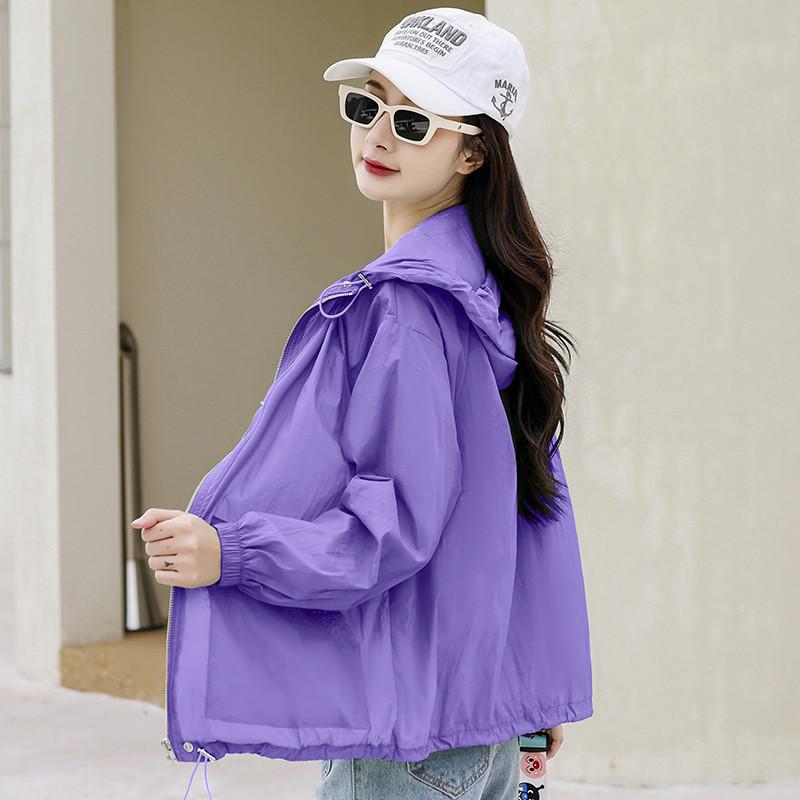 Women's Jackets Fashion Thin Sun Protection Clothing Women Coat Summer Hooded UV Jacket Female Loose Long Sleeves Outerwear G2092, Green
Women's Jackets Fashion Thin Sun Protection Clothing Women Coat Summer Hooded UV Jacket Female Loose Long Sleeves Outerwear G2092, Green