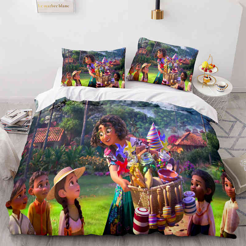 Magic Full House Encanto Custom Digital Printing 3d Quilt Cover Student Children's Home Textile Three Piece Set, White
Magic Full House Encanto Custom Digital Printing 3d Quilt Cover Student Children's Home Textile Three Piece Set, White