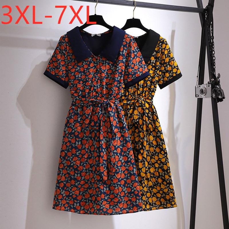Plus Size Dresses Ladies Summer For Women Large Short Sleeve Loose Floral Print Flower Midi Dress 3XL 5XL 6XL 7XLPlus
Plus Size Dresses Ladies Summer For Women Large Short Sleeve Loose Floral Print Flower Midi Dress 3XL 5XL 6XL 7XLPlus