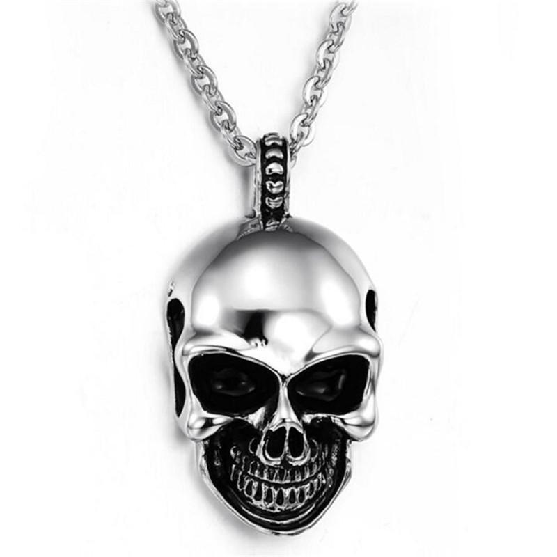 Pendant Necklaces Retro Skull Necklace Men Women Chain Biker Punk Jewelry Gift Wholesale S499Pendant
Pendant Necklaces Retro Skull Necklace Men Women Chain Biker Punk Jewelry Gift Wholesale S499Pendant