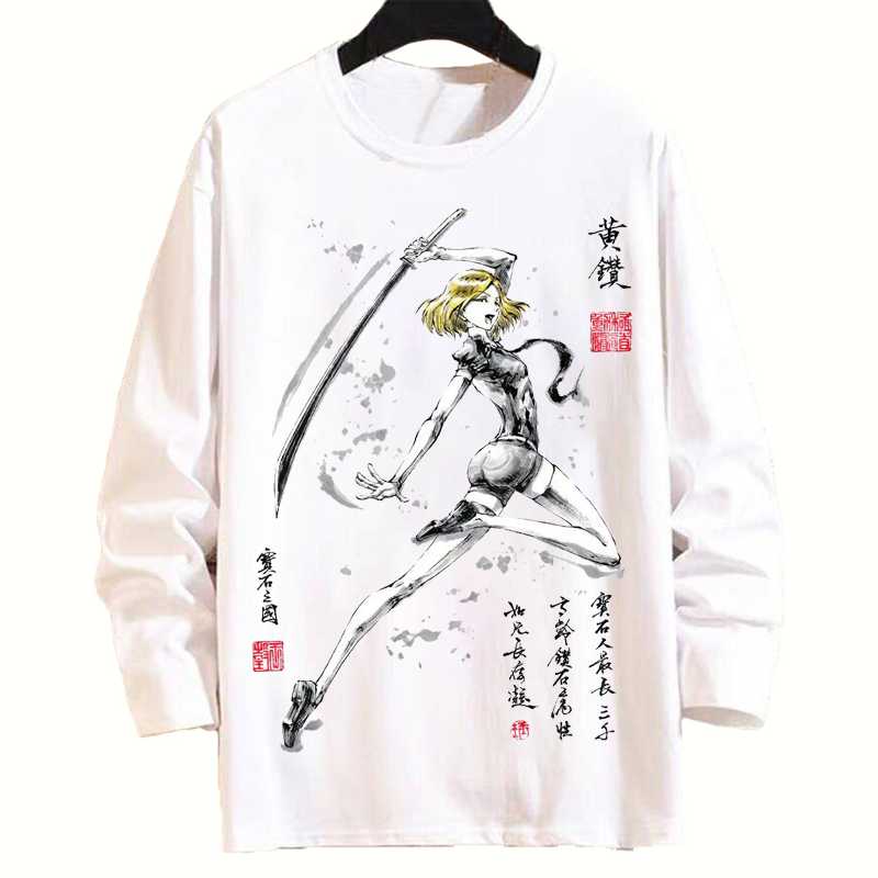 Men' T-Shirts Houseki No Kuni Phosphophyllite Crewneck Men Women T-Shirt Long Sleeve Top Tee Harajuku Streetwear Anime Clothes
Men' T-Shirts Houseki No Kuni Phosphophyllite Crewneck Men Women T-Shirt Long Sleeve Top Tee Harajuku Streetwear Anime Clothes