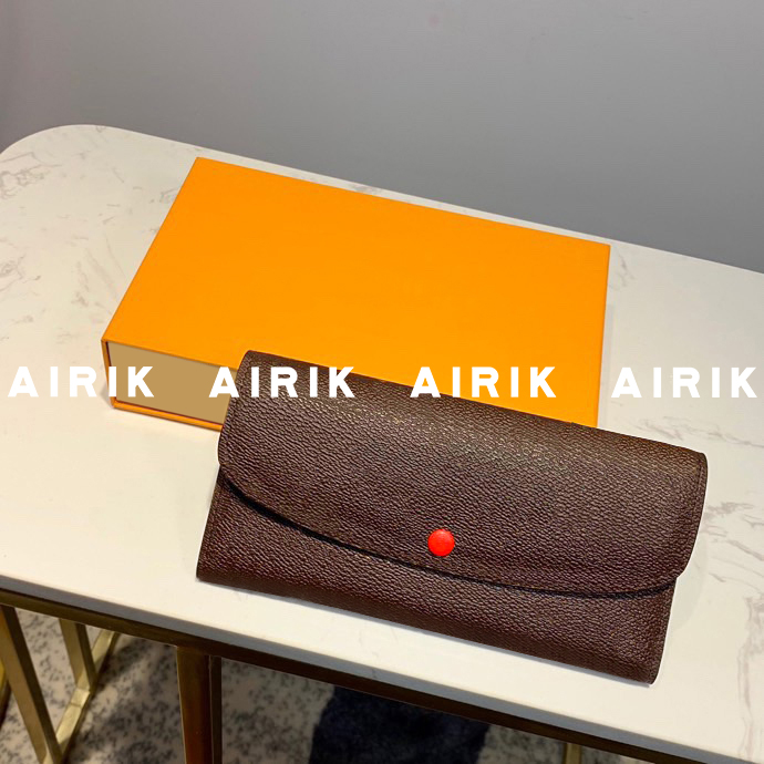 EMILIE WALLET Fashion Womens Button Long Wallet Card Pouch Round Coin Purse Zippy Brown Waterproof Canvas Dust Bag M60697, #1
EMILIE WALLET Fashion Womens Button Long Wallet Card Pouch Round Coin Purse Zippy Brown Waterproof Canvas Dust Bag M60697, #1