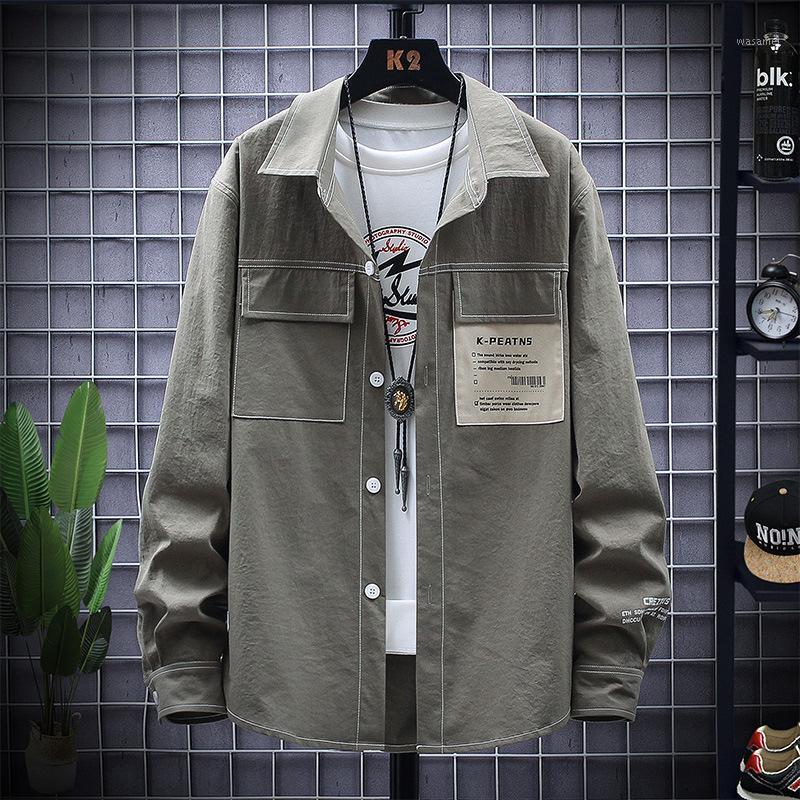 Men's Casual Shirts Tooling Long-sleeved Loose In The Autumn Of 2022 Vintage Japanese Lapel Shirt Coat, Black
Men's Casual Shirts Tooling Long-sleeved Loose In The Autumn Of 2022 Vintage Japanese Lapel Shirt Coat, Black