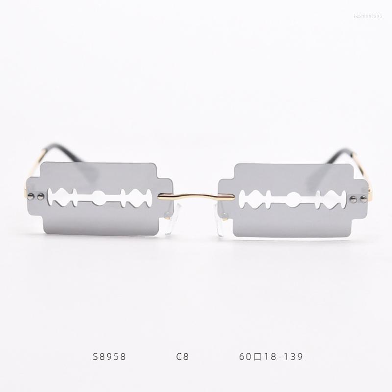Sunglasses Fashion Vintage Rimless Blade Women Men Design Unique Hollow Steampunk Sun Glasses UV400 ShadesSunglassesSunglasses
Sunglasses Fashion Vintage Rimless Blade Women Men Design Unique Hollow Steampunk Sun Glasses UV400 ShadesSunglassesSunglasses