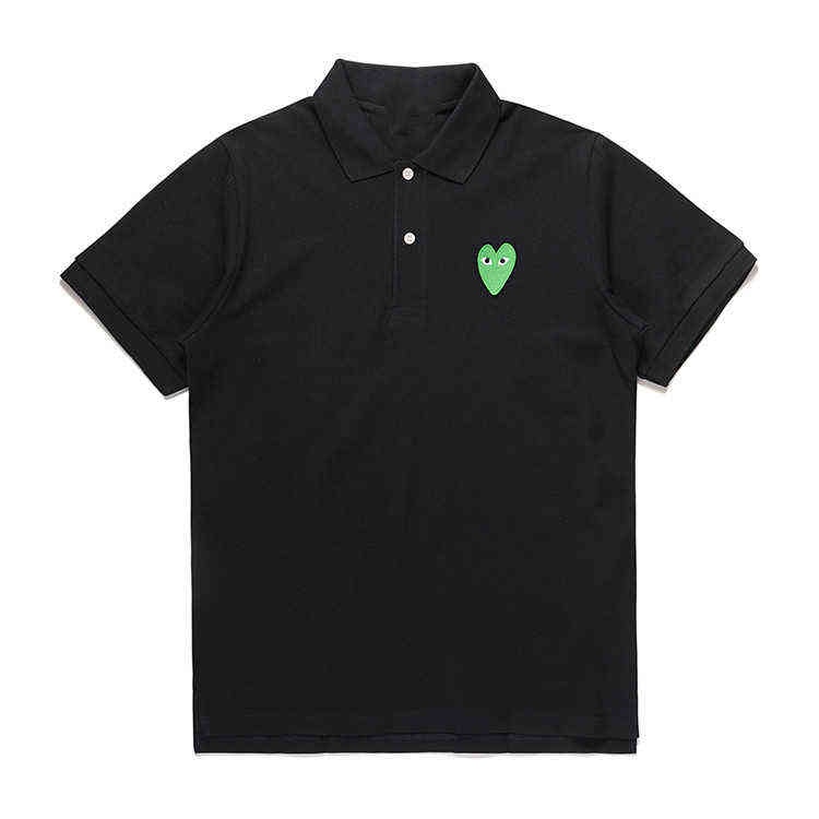 Heyplay Fashion Brand Peach Heart Men' and Women' Pure Cotton Lapel Love Short Sleeve Black Embroidered Green Polo Shirt, Red
Heyplay Fashion Brand Peach Heart Men' and Women' Pure Cotton Lapel Love Short Sleeve Black Embroidered Green Polo Shirt, Red