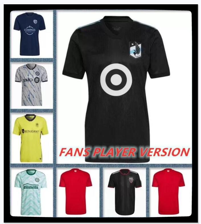MLS 22 23 New York Red CF Montreal SOCCER JERSEYS 2022 2023 MLS Atlanta United Nashville SC Sporting Kansas City Minnesota football uniform fans player version Bulls
MLS 22 23 New York Red CF Montreal SOCCER JERSEYS 2022 2023 MLS Atlanta United Nashville SC Sporting Kansas City Minnesota football uniform fans player version Bulls