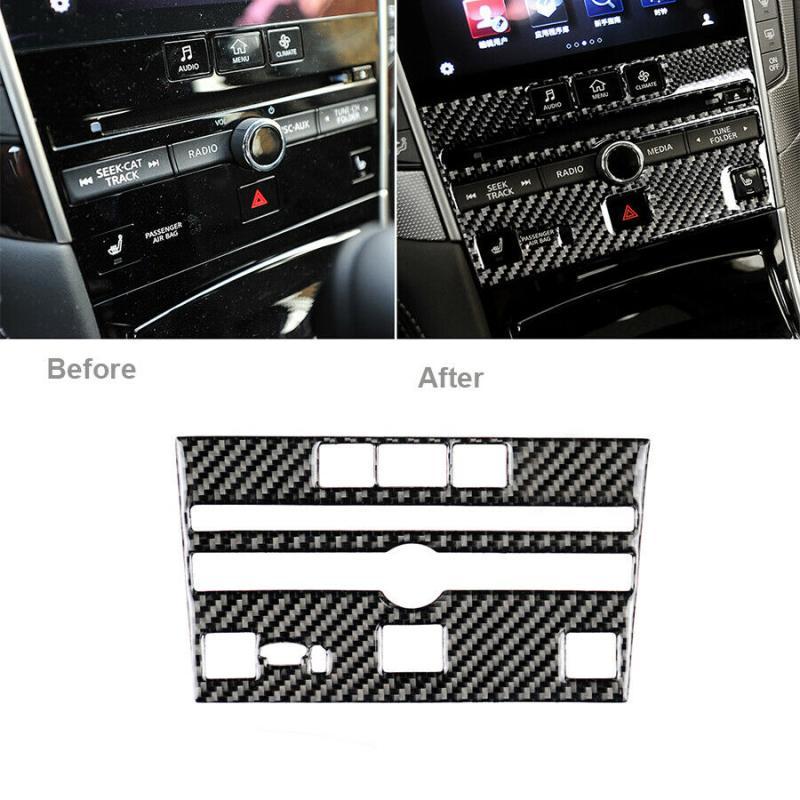 Other Interior Accessories Carbon Fiber CD Panel Frame Decoration Sticker Control Button Cover Trim For Infiniti Q50 2014-2022Other
Other Interior Accessories Carbon Fiber CD Panel Frame Decoration Sticker Control Button Cover Trim For Infiniti Q50 2014-2022Other