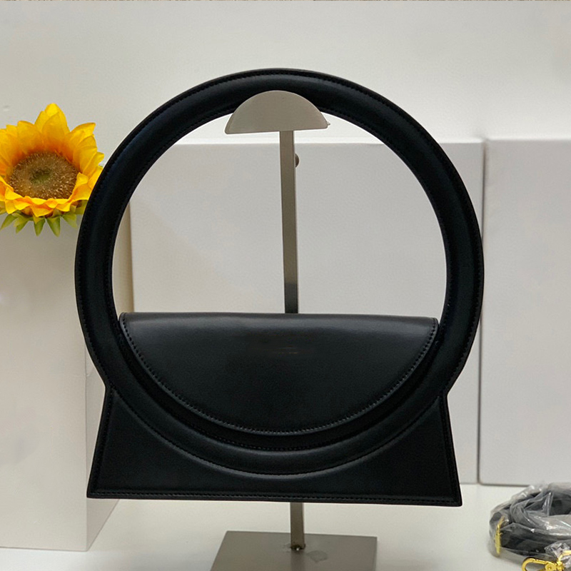 New Leather Designer Shoulder Crossbody Bag Circle Handle Handbag Fashion Trend Multifunctional Solid Color Handbag, White
New Leather Designer Shoulder Crossbody Bag Circle Handle Handbag Fashion Trend Multifunctional Solid Color Handbag, White