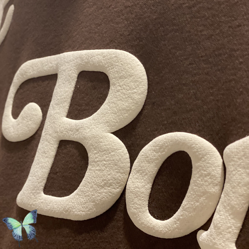 Brown Foam Ye Must Be Born Again Fleece Hoodie Sweatshirt Warm Winter Men Women Dress Pullovers W220812