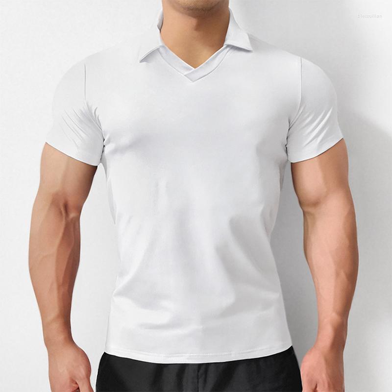Men's Polos Summer Shirt Men's Short-sleeved Korean Version Iron-free Lapel Youth Quick-drying Training Elastic Casual Close-fitting Ble, Black
Men's Polos Summer Shirt Men's Short-sleeved Korean Version Iron-free Lapel Youth Quick-drying Training Elastic Casual Close-fitting Ble, Black