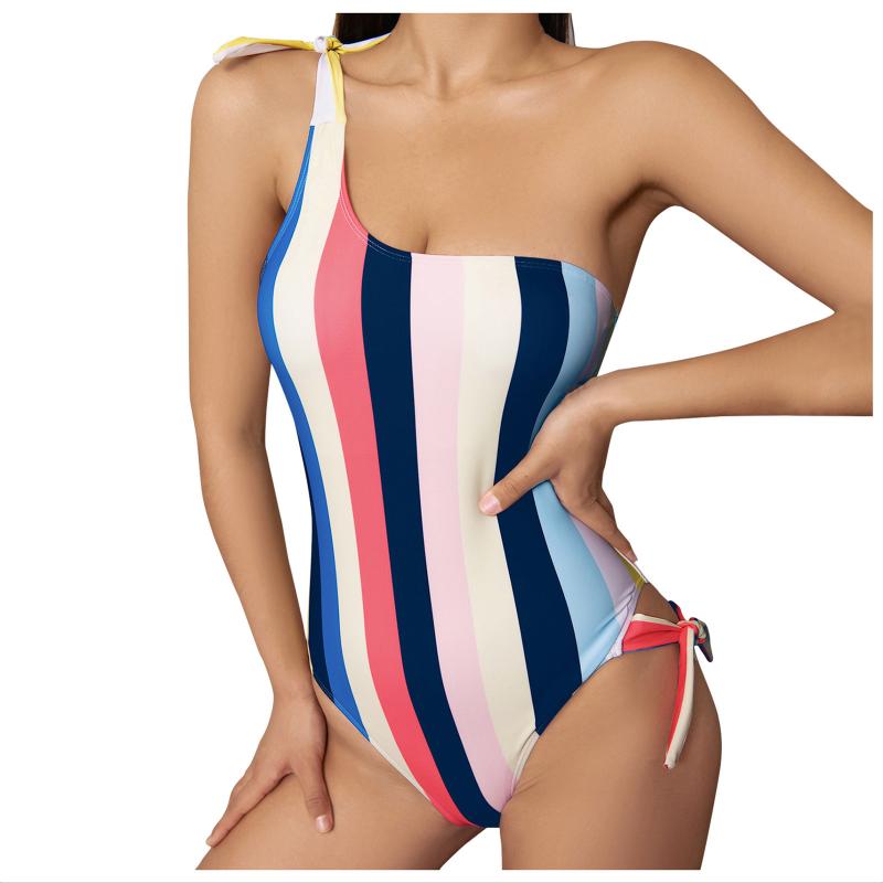 Women' Swimwear Bikini Beach Suit Striped Women Swimsuit Split Fashion Beachwear Swimwears Tankinis Set, Black
Women' Swimwear Bikini Beach Suit Striped Women Swimsuit Split Fashion Beachwear Swimwears Tankinis Set, Black