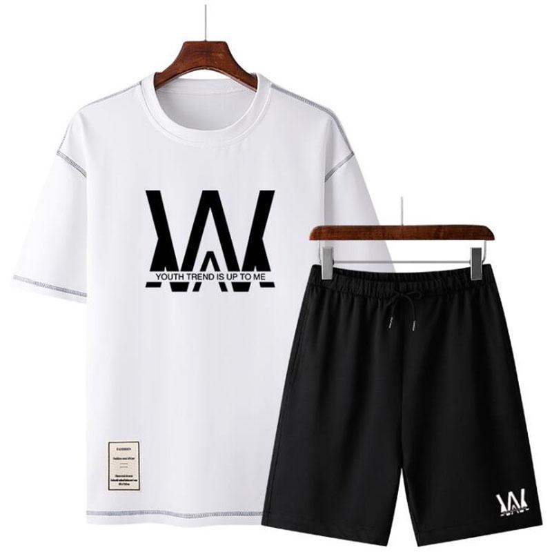 Men's Tracksuits Summer Men Tracksuit Plus Size Clothing Sportswear Set Casual Letter Print Shorts + T Shirt Suit 2 Pieces Sets, Black
Men's Tracksuits Summer Men Tracksuit Plus Size Clothing Sportswear Set Casual Letter Print Shorts + T Shirt Suit 2 Pieces Sets, Black