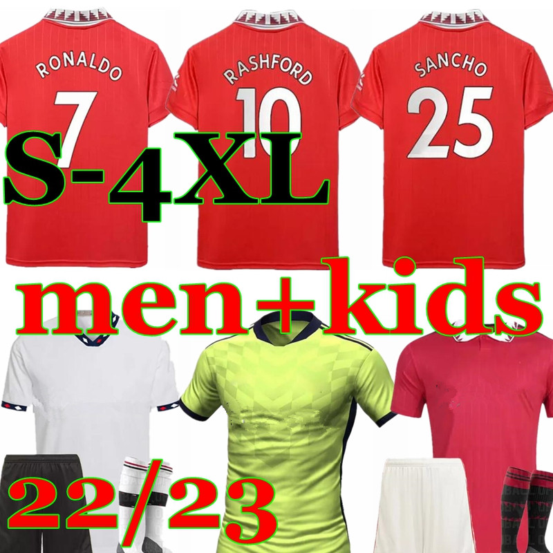 22 23 SANCHO soccer jerseys RASHFORD MAN 2022 2023 football shirt man UTd POGBA CAVANI B. FERNANDES men kids kit VARANE FRED Shaw McTominay PLAYER #7adult, White
22 23 SANCHO soccer jerseys RASHFORD MAN 2022 2023 football shirt man UTd POGBA CAVANI B. FERNANDES men kids kit VARANE FRED Shaw McTominay PLAYER #7adult, White