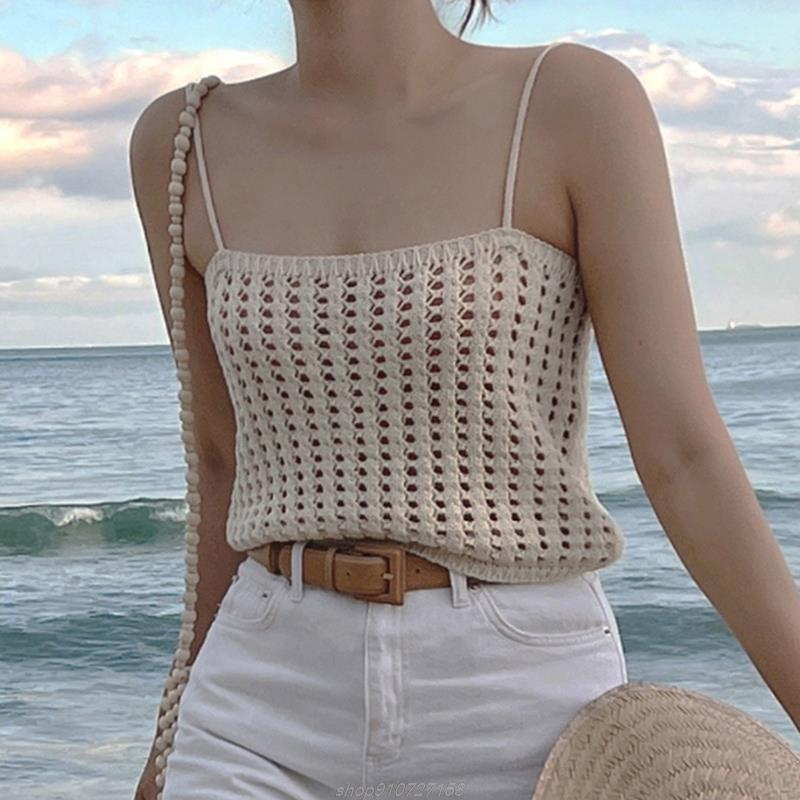 Women' Tanks & Camis Womens See Through Knitted Boho Sleeveless Vest Sexy Square Neck Backless Camisole Beachwear Sling Crop Top JY11 22 Dr, -w
Women' Tanks & Camis Womens See Through Knitted Boho Sleeveless Vest Sexy Square Neck Backless Camisole Beachwear Sling Crop Top JY11 22 Dr, -w