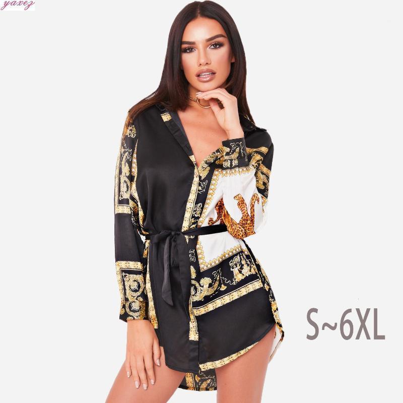 Blouses Women Fall 2022 Plus Size 6XL Black Chain Print Shirt Streetwear Long Sleeve Lacing Belt Satin Blouse Tops Women' & Shirts
Blouses Women Fall 2022 Plus Size 6XL Black Chain Print Shirt Streetwear Long Sleeve Lacing Belt Satin Blouse Tops Women' & Shirts
