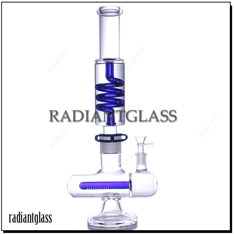 17'' Tall Coil Freezable Bong Oil Dab Rigs Inline Perc Glass Water Bongs 14mm Female Joint Hookahs With Bowl
17'' Tall Coil Freezable Bong Oil Dab Rigs Inline Perc Glass Water Bongs 14mm Female Joint Hookahs With Bowl