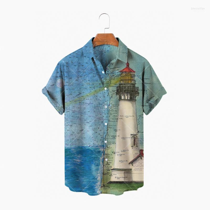 Men' T-Shirts Men' Map Printed Shirt Hawaiian Loose Short Sleeve Casual Lapel T-Shirt With Button Summer 2022Men' Bles22, Zm-937
Men' T-Shirts Men' Map Printed Shirt Hawaiian Loose Short Sleeve Casual Lapel T-Shirt With Button Summer 2022Men' Bles22, Zm-937