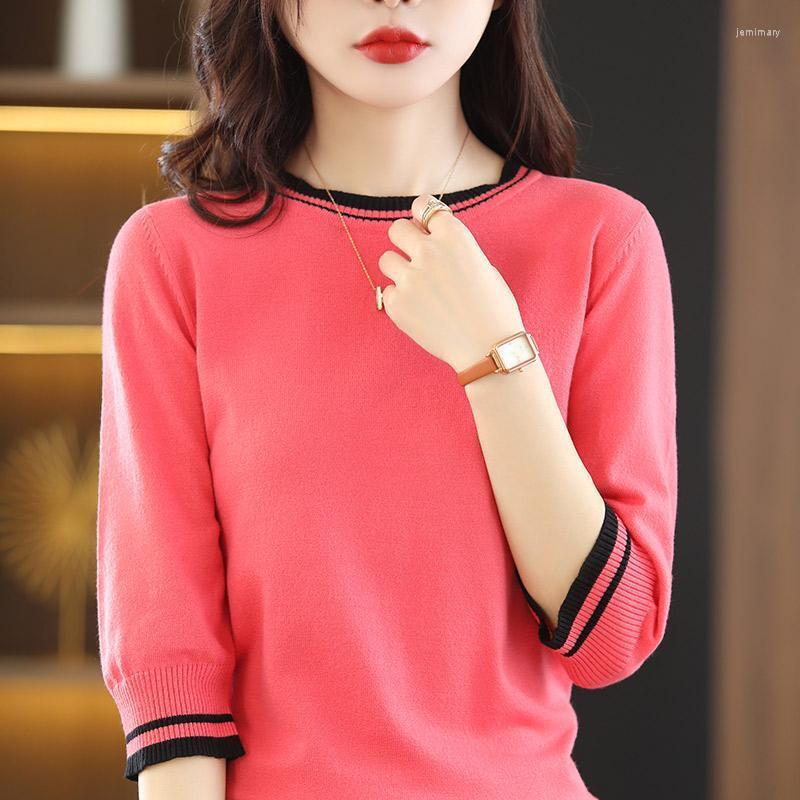 Women' Sweaters Women Spring Summer Half Sleeve Round Neck Sweater Jumper Knitted Pullovers FemaleWomen' Jemi22, Black
Women' Sweaters Women Spring Summer Half Sleeve Round Neck Sweater Jumper Knitted Pullovers FemaleWomen' Jemi22, Black