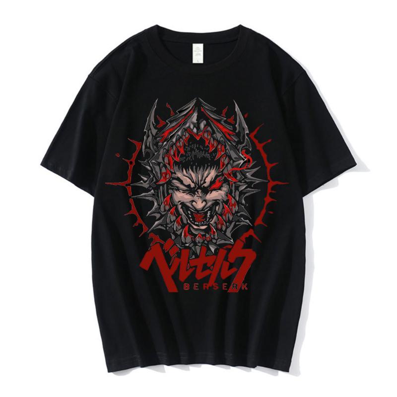Men's T-Shirts Berserk Guts T Shirt Manga Men Women Cool Harajuku Anime Graphic Print Tee Summer Fashion Clothes Short Sleeve Top, Red
Men's T-Shirts Berserk Guts T Shirt Manga Men Women Cool Harajuku Anime Graphic Print Tee Summer Fashion Clothes Short Sleeve Top, Red