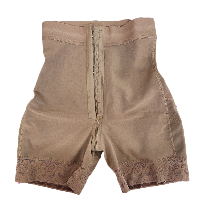 Slimming Fajas Lace Flat Belly Skims Butt Lifter Shapewear Charming Curves 3 Hooks Remonte Fesse Butt Lifting Short 220506