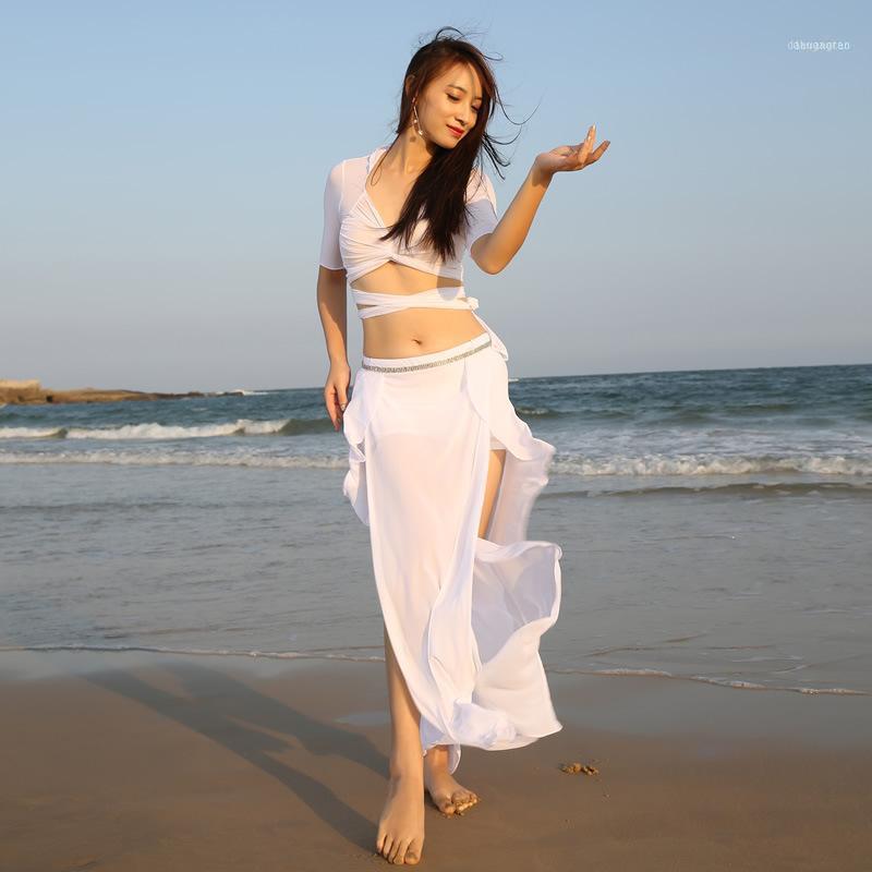 Sexy Oriental Belly Dance Costume Summer Crop Top T Shirt Mesh Maxi Skirt For Women Dancing Clothes Dancer Clothing Wear1, Red set
Sexy Oriental Belly Dance Costume Summer Crop Top T Shirt Mesh Maxi Skirt For Women Dancing Clothes Dancer Clothing Wear1, Red set