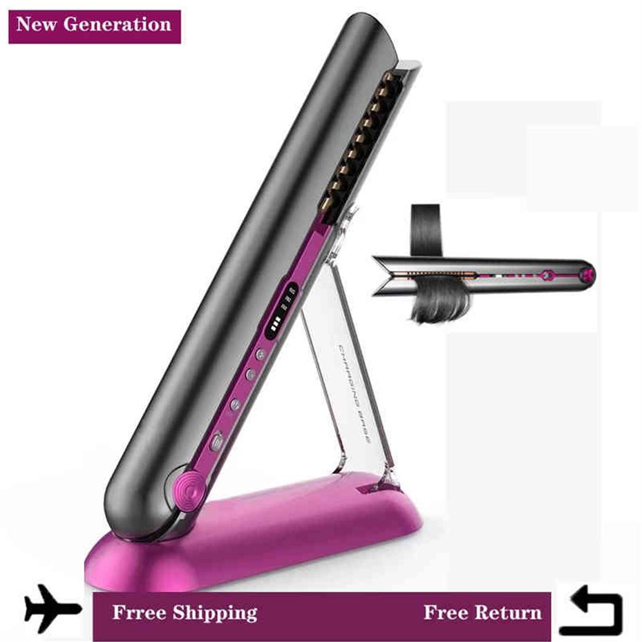 Professional Ceramic Flat Iron 2 in 1 Cordless Hair Straightener and Curler Rechargeable Wireless Straightene346U
Professional Ceramic Flat Iron 2 in 1 Cordless Hair Straightener and Curler Rechargeable Wireless Straightene346U