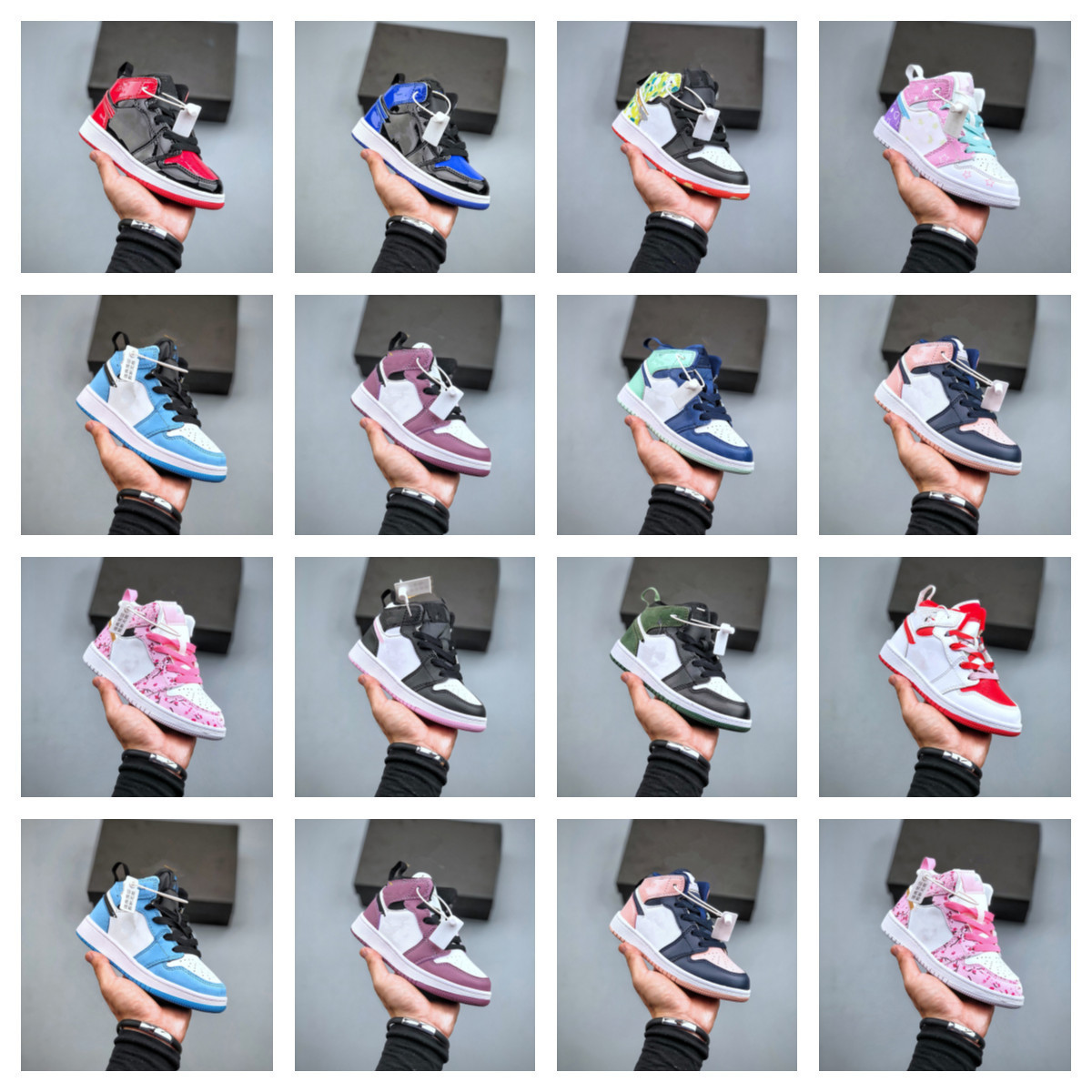 Kids Children Jumpman 1 Mid Basketball Shoes Retro Classic Gs Lucid Green 1s Boys Girls Youth Running Shoes Panda Children Sports, Aj1xt8011
Kids Children Jumpman 1 Mid Basketball Shoes Retro Classic Gs Lucid Green 1s Boys Girls Youth Running Shoes Panda Children Sports, Aj1xt8011