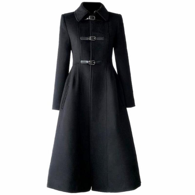 Women' Wool & Blends Retro Autumn Winter Skirt Style Woolen Overcoat Women High Waist Slim Princess Big Swing OutwearWomen, Black
Women' Wool & Blends Retro Autumn Winter Skirt Style Woolen Overcoat Women High Waist Slim Princess Big Swing OutwearWomen, Black