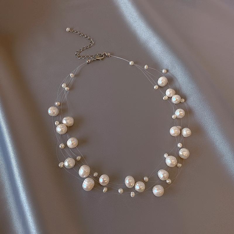 Chokers Korea Design Fashion Jewelry Natural Freshwater Pearl Hand Winding Necklace Elegant Women Party AccessoriesChokers
Chokers Korea Design Fashion Jewelry Natural Freshwater Pearl Hand Winding Necklace Elegant Women Party AccessoriesChokers