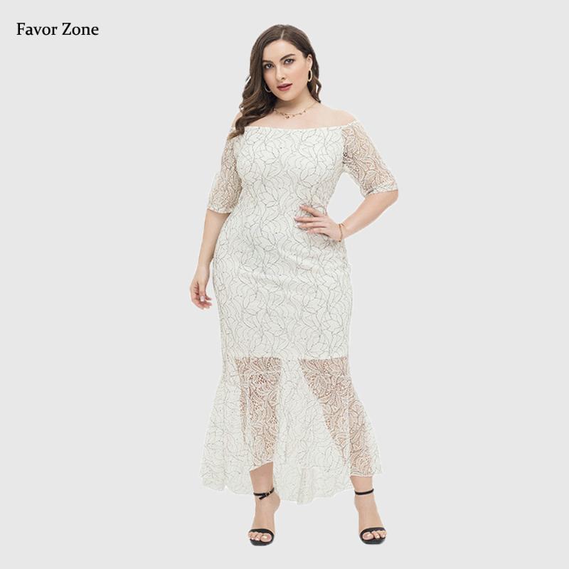Plus Size Dresses Summer Elegant Evening Women 2022 Slash Neck Sexy Chic Lace Long Prom Short Sleeve Large DressPlus, White
Plus Size Dresses Summer Elegant Evening Women 2022 Slash Neck Sexy Chic Lace Long Prom Short Sleeve Large DressPlus, White