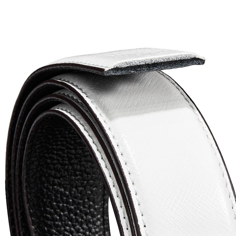 Belts No Buckle Only Belt Luxury 3.5cm Fashion White Automatic Genuine Leather Men's Blet Strap 130cm Length DiBanGuBelts, Black
Belts No Buckle Only Belt Luxury 3.5cm Fashion White Automatic Genuine Leather Men's Blet Strap 130cm Length DiBanGuBelts, Black