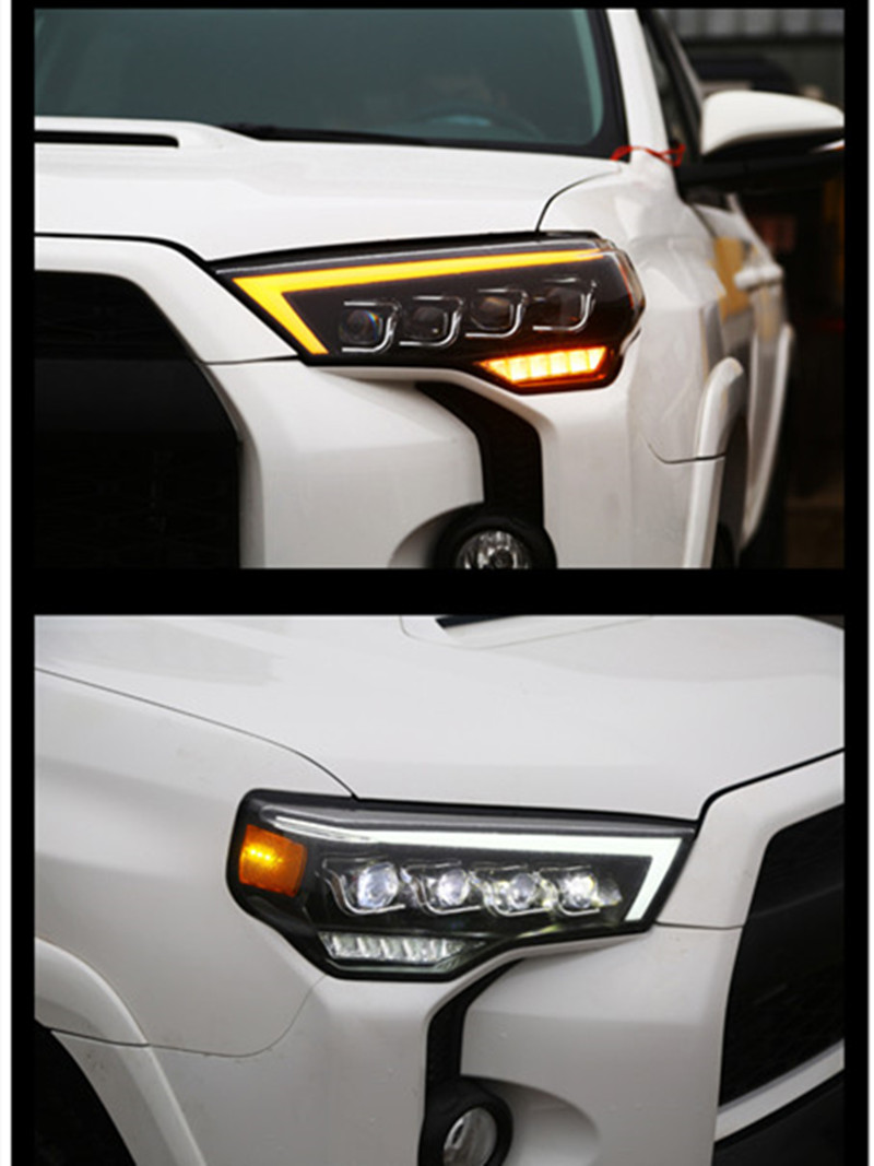 Headlight All LED for Toyota 4 Runner 20 13-20 20 DRL High Beam Headlights Turn Signal Fog Lights
