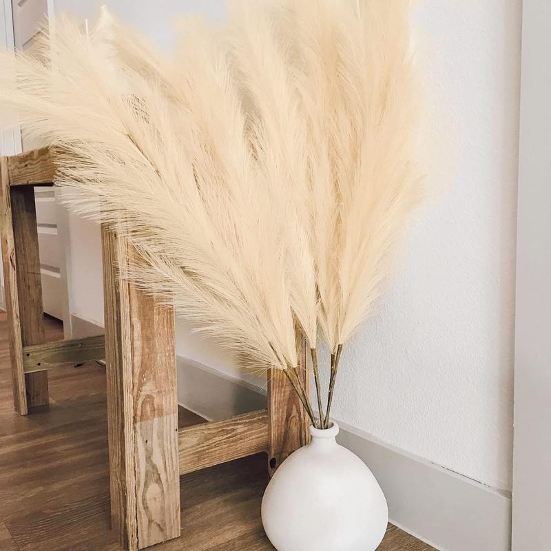 Decorative Flowers & Wreaths 6PCS 110cm Pampas Grass Simulation Reed Flower Bouquet Artificial For Boho Wedding Decoration Plants Home Decor, 1 pc
Decorative Flowers & Wreaths 6PCS 110cm Pampas Grass Simulation Reed Flower Bouquet Artificial For Boho Wedding Decoration Plants Home Decor, 1 pc