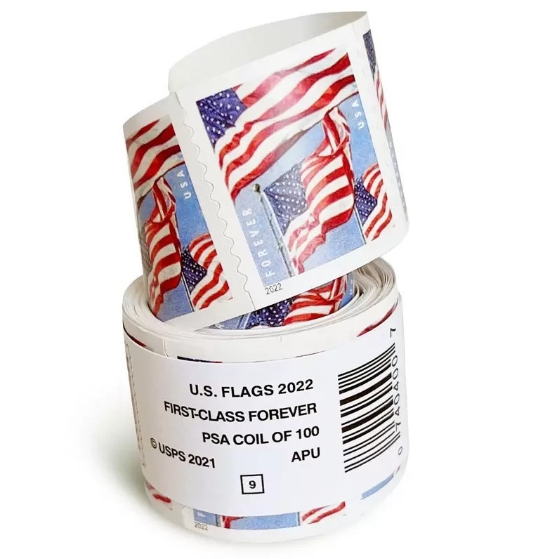 2022 Forever USA flag roll of 100 first class US Postal Service Wedding Envelopes Postcard Mail Supplies
2022 Forever USA flag roll of 100 first class US Postal Service Wedding Envelopes Postcard Mail Supplies
