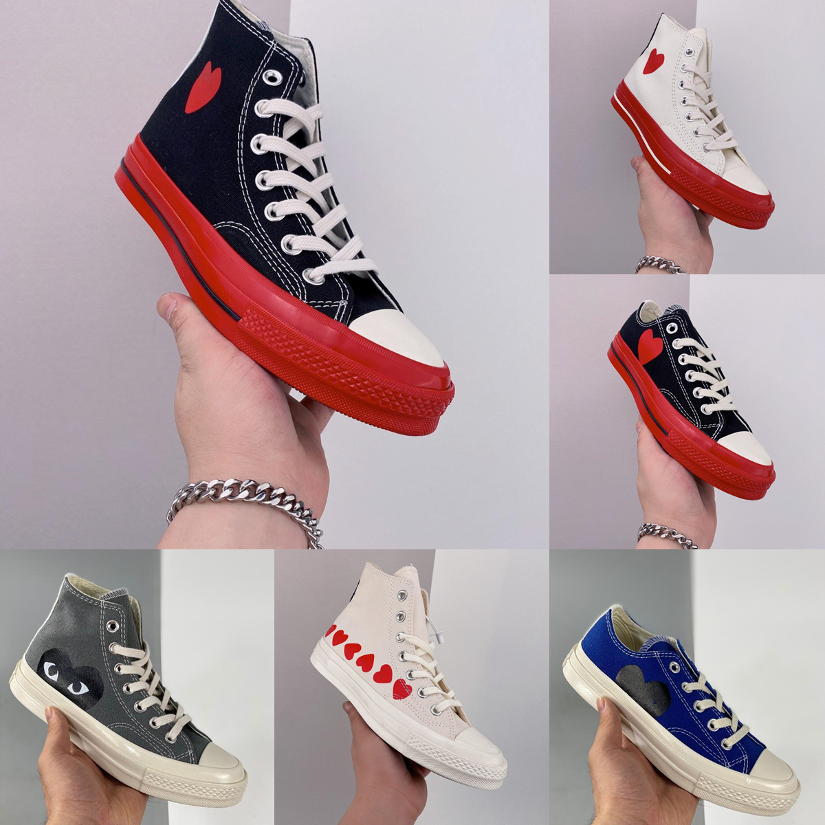 2022 Mens women Commes Des Garcons Play Chuck Casual Shoes Tayler Vulcanized OX CDG canvas shoes sports Sneakers Boy Skateboarding flats running shoe 2022, Other
2022 Mens women Commes Des Garcons Play Chuck Casual Shoes Tayler Vulcanized OX CDG canvas shoes sports Sneakers Boy Skateboarding flats running shoe 2022, Other