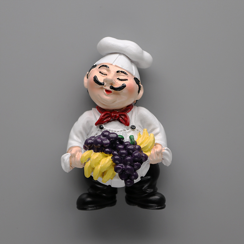 restaurant chef refrigerator pasted bread master 3d fridge magnet magnetic refrigerator pasted handmade collection great chefs