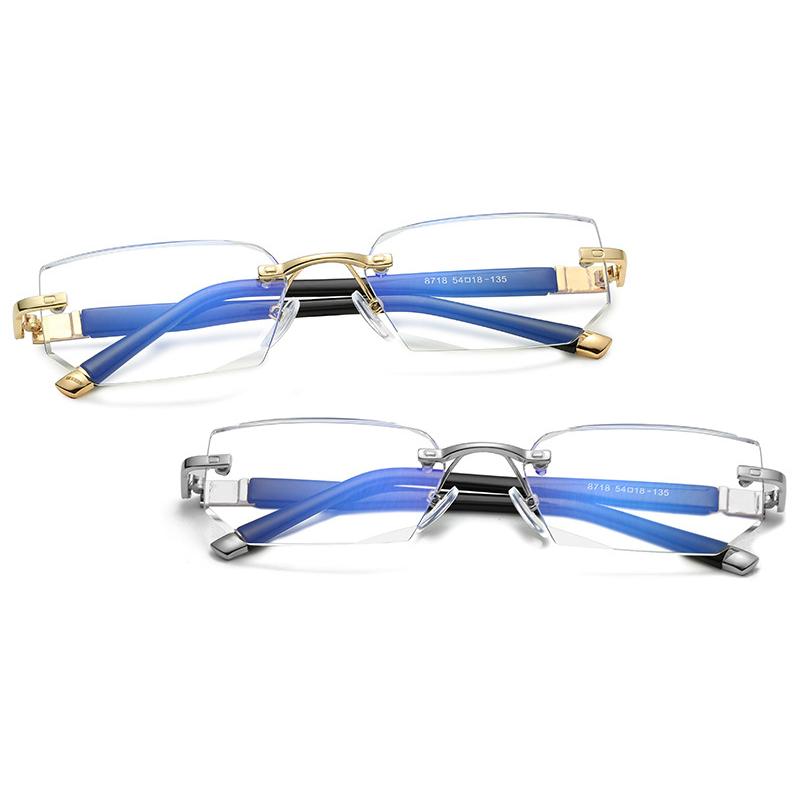 Sunglasses Anti-Blue Ray Computer Rimless Reading Glasses Aspherical 12 Layer Coated Lenses Business Hyperopia Prescription Eyeglasses
Sunglasses Anti-Blue Ray Computer Rimless Reading Glasses Aspherical 12 Layer Coated Lenses Business Hyperopia Prescription Eyeglasses