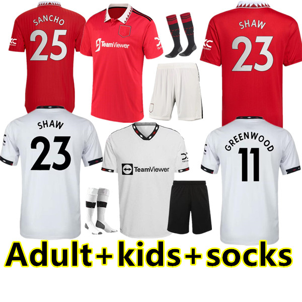 Adult kids socks 22 23 SANCHO soccer jerseys Fans Player version BRUNO WOMEN MANS UTDS FERNANDES LINGARD SHEW RASHFORD GREENWOOD football top shirt men kids kit set, 22/23 home adult
Adult kids socks 22 23 SANCHO soccer jerseys Fans Player version BRUNO WOMEN MANS UTDS FERNANDES LINGARD SHEW RASHFORD GREENWOOD football top shirt men kids kit set, 22/23 home adult