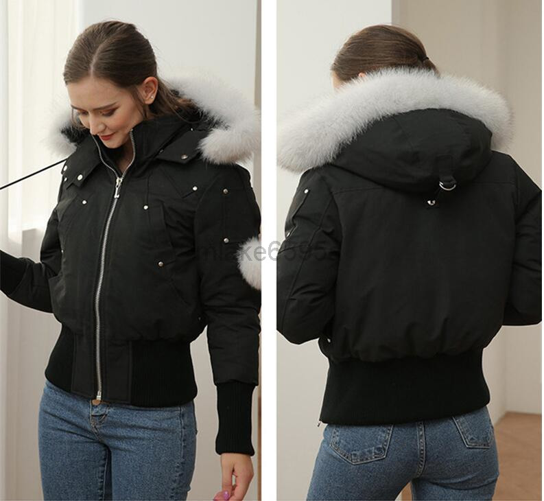 Canada Women Down Jacket Duck Moose Coats Winter Warm Doudoune Windproof Knuckles parka, Black
Canada Women Down Jacket Duck Moose Coats Winter Warm Doudoune Windproof Knuckles parka, Black