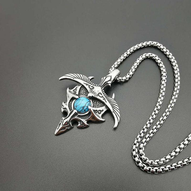 Pendant Necklaces Punk Retro Stainless Steel Turquoises Gesar Eagle Pendants For Men Rock Jewelry Drop
Pendant Necklaces Punk Retro Stainless Steel Turquoises Gesar Eagle Pendants For Men Rock Jewelry Drop