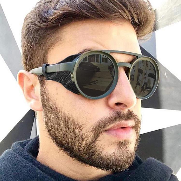 Sunglasses 2022 WOMEN Men Gafas Shades Retro Vintage Round Punk Steampunk For Leather Side Shield Male Sun Glasses
Sunglasses 2022 WOMEN Men Gafas Shades Retro Vintage Round Punk Steampunk For Leather Side Shield Male Sun Glasses