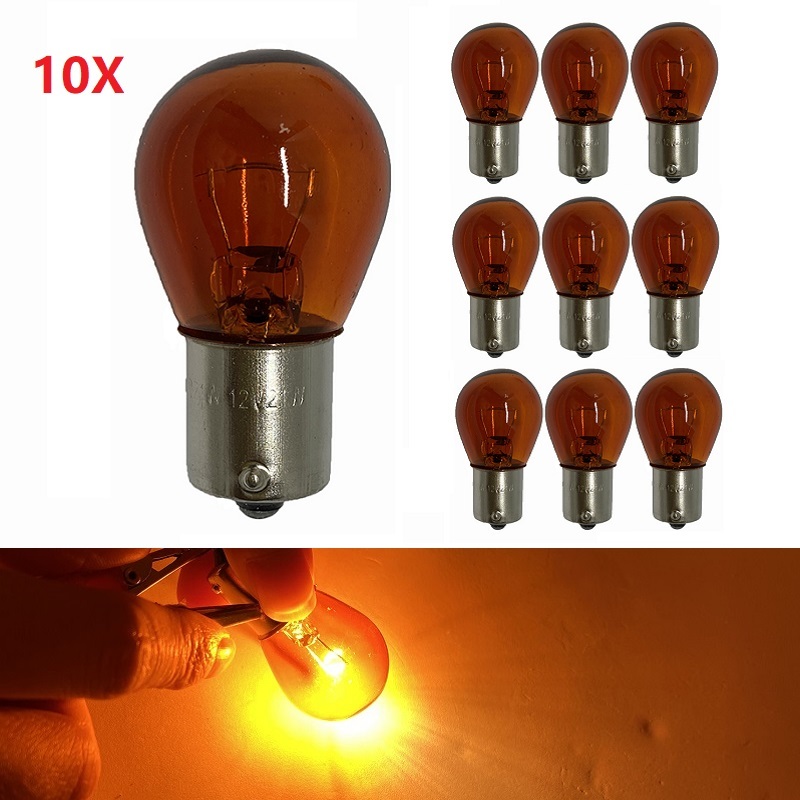 New 10pcs S25 BAU15S Amber PY21W Car Tail Lights 1157 BAY15D 21/5W Car Reverse Backup Signal Stop Brake Light Bulb 1156 P21W DC 12V
New 10pcs S25 BAU15S Amber PY21W Car Tail Lights 1157 BAY15D 21/5W Car Reverse Backup Signal Stop Brake Light Bulb 1156 P21W DC 12V