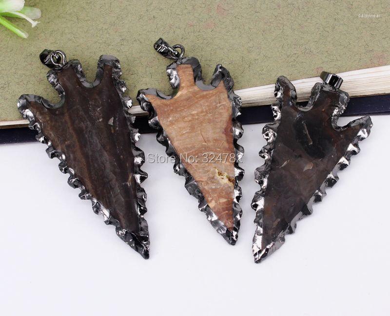 Pendant Necklaces 5pcs Nature Stone Gunmetal Black Plated Gem Arrow For Making JewelryPendant
Pendant Necklaces 5pcs Nature Stone Gunmetal Black Plated Gem Arrow For Making JewelryPendant
