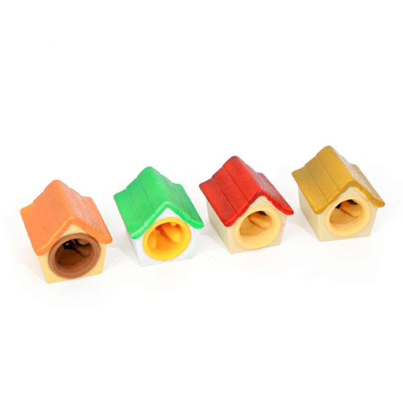 Fidget Toys Creative Dog House Squeeze Vent Cup Decompression Toy Home Dog Meng Pet Pinch Music Wholesale