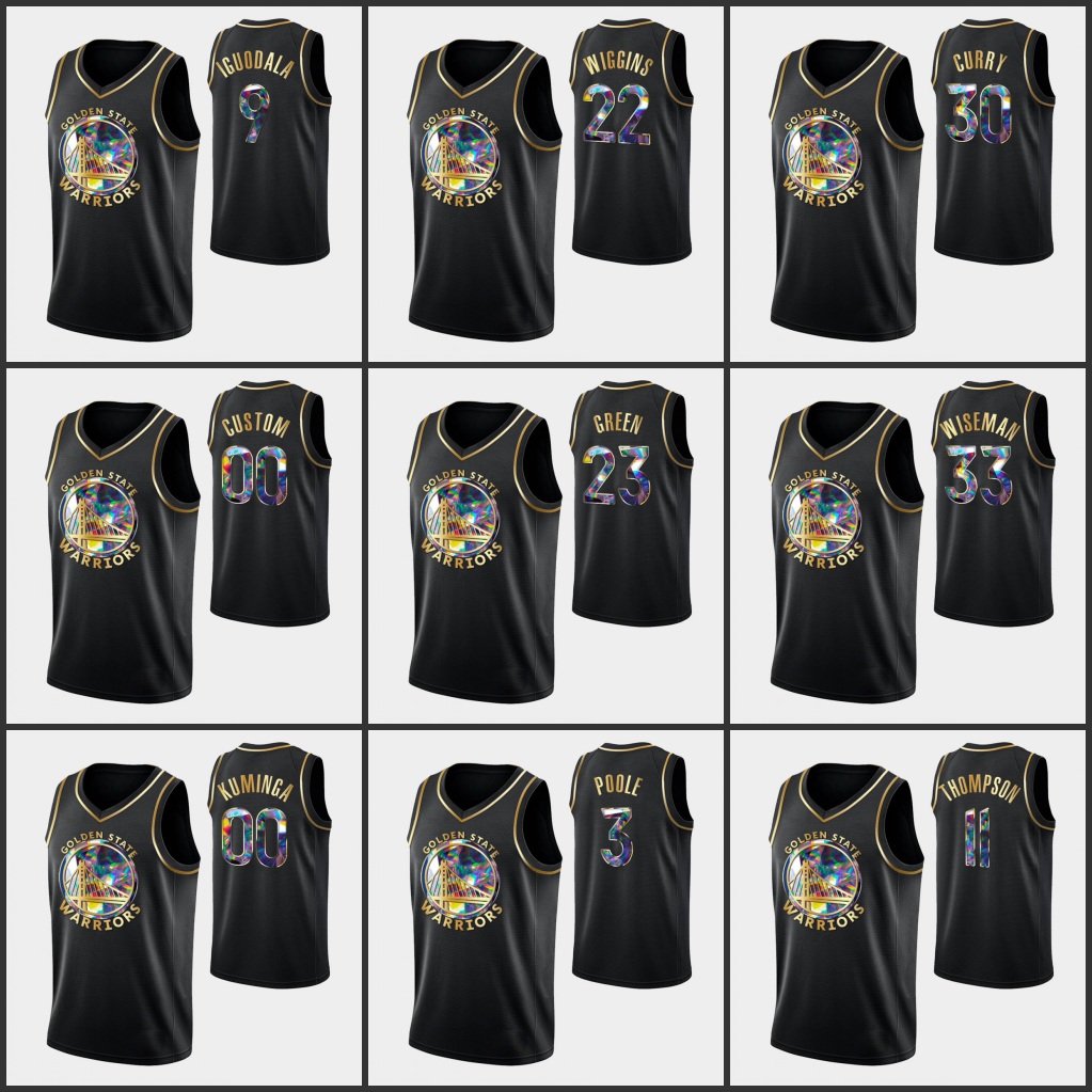 Golden State''Warriors''Andrew Wiggins Stephen Curry Jonathan Kuminga Klay''Thompson Custom 75th Diamond Black Jersey
Golden State''Warriors''Andrew Wiggins Stephen Curry Jonathan Kuminga Klay''Thompson Custom 75th Diamond Black Jersey