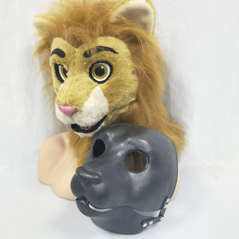 Party Masks DIY animal moving mouth blank mask mould base mold of cartoon lion s 220823 - view 3